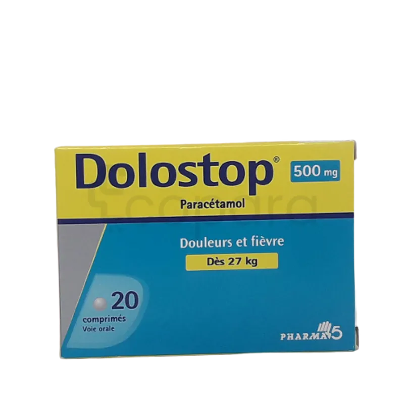 DOLOSTOP 500MG BOITE DE 20 COMPRIMES