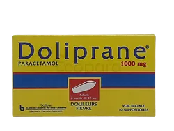 DOLIPRANE 1000MG BOITE DE 10 SUPPOSITOIRES