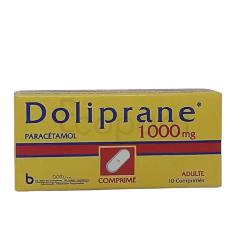 DOLIPRANE 1000MG BOITE DE 10 COMPRIMES