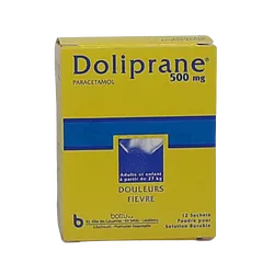DOLIPRANE 500MG ADULTE BOITE DE 12 SACHETS