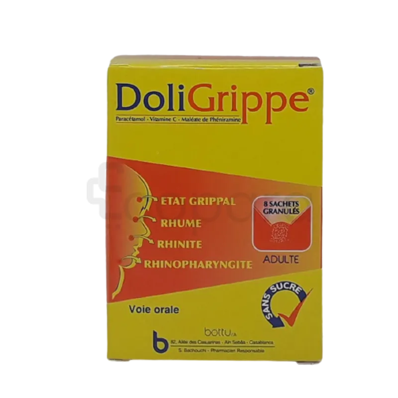 DOLIGRIPPE BOITE DE 8 SACHETS