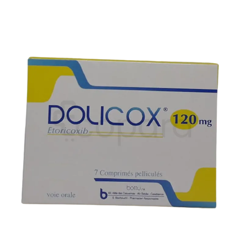DOLICOX 120MG BOITE DE 7 COMPRIMES PELLICULES