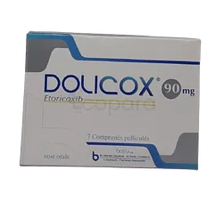 DOLICOX 90MG BOITE DE 7 COMPRIMES PELLICULES