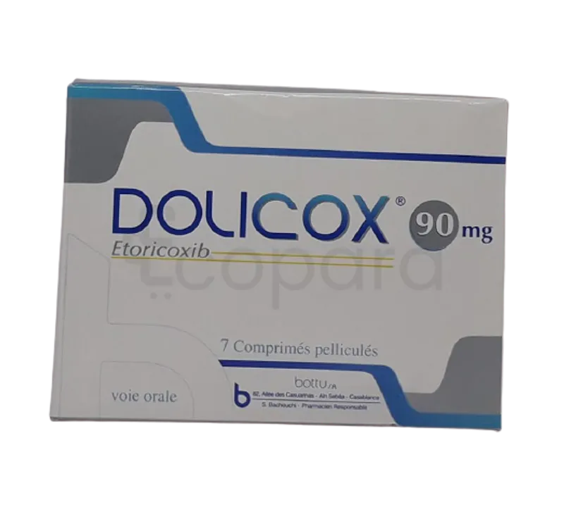 DOLICOX 90MG BOITE DE 7 COMPRIMES PELLICULES