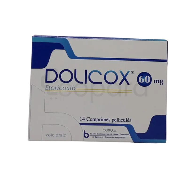DOLICOX 60MG BOITE DE 14 COMPRIMES PELLICULES