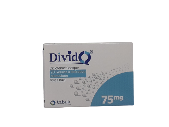 DIVIDO 75MG BOITE DE 20 GELULES