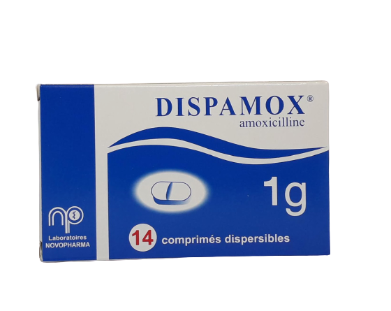 DISPAMOX 1G BOITE DE 14 COMPRIMES DISPERSIBLES