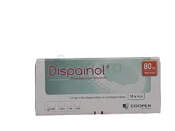 DISPAINOL 80MG BOITE DE 10 COMPRIMES