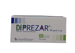 DIPREZAR 50MG/12.5MG BOITE DE 30 COMPRIMES