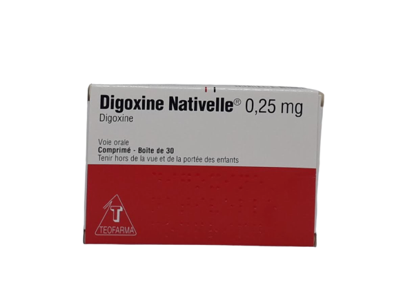 DIGOXINE 0.25MG BOITE DE 30 COMPRIMES