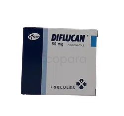 DIFLUCAN 50MG BOITE DE 7 GELULES MV