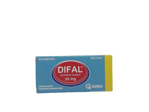 DIFAL 25MG BOITE DE 30 COMPRIMES