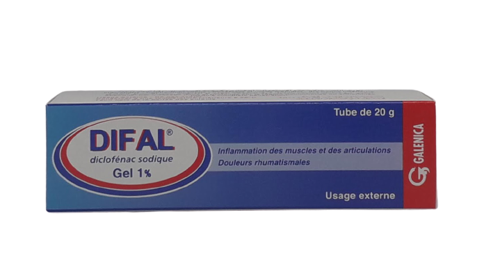 DIFAL 20G 1% GEL PM