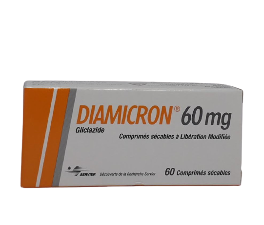 DIAMICRON 60MG BOITE DE 60 COMPRIMES