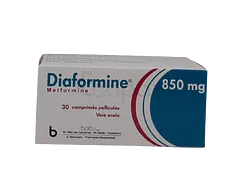 DIAFORMINE 850MG BOITE DE 30 COMPRIMES