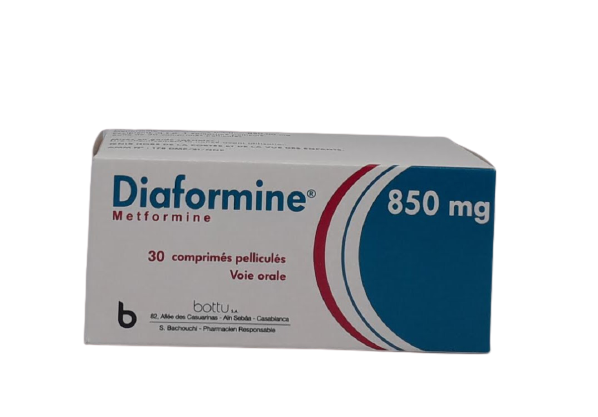 DIAFORMINE 850MG BOITE DE 30 COMPRIMES