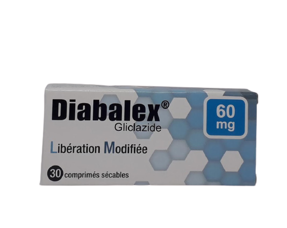 DIABALEX 60MG BOITE DE 30 COMPRIMES