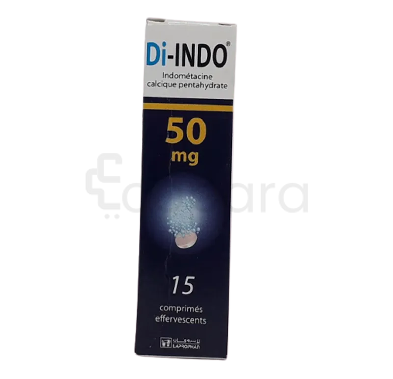 DI INDO 50MG BOITE DE 15 COMPRIMES EFFERVESCENTS REFERENCE 900058