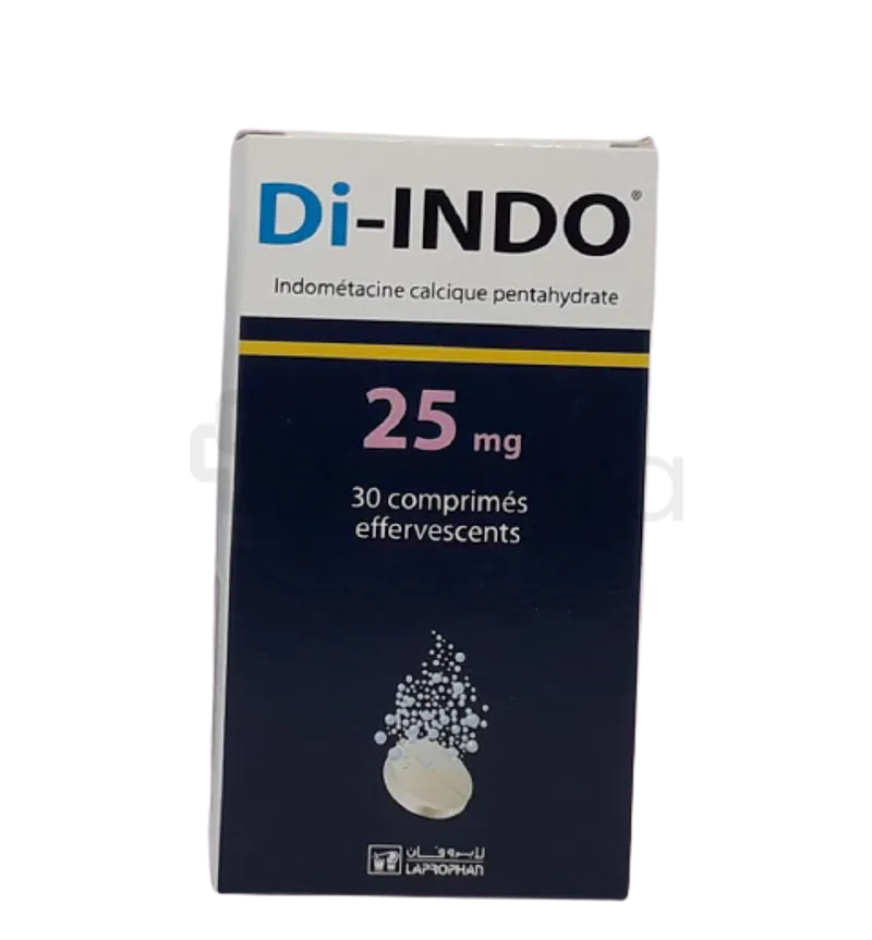 DI INDO 25MG BOITE DE 30 COMPRIMES EFFERVESCENTS REFERENCE 900056