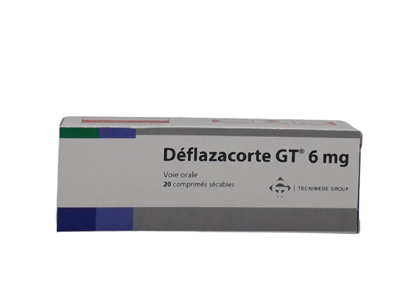 DEFLAZACORTE GT 6MG BOITE DE 20 COMPRIMES SECABLES