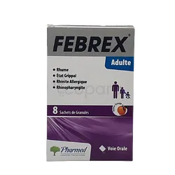 FEBREX POUDRE POUR ADULTE BOITE DE 8 SACHETS