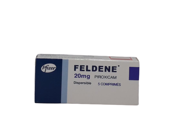 FELDENE 20MG BOITE DE 5 COMPRIMES DISPERSIBLES
