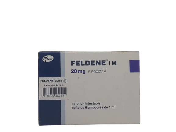 FELDENE 20MG BOITE DE 6 INJECTABLES GM