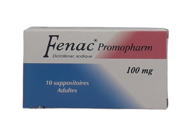FENAC 100MG BOITE DE 10 SUPPOSITOIRES