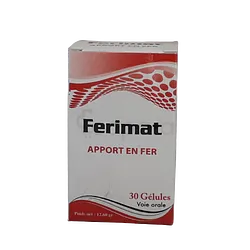 FERIMAT APPORT EN FER BOITE DE 30 GELULES
