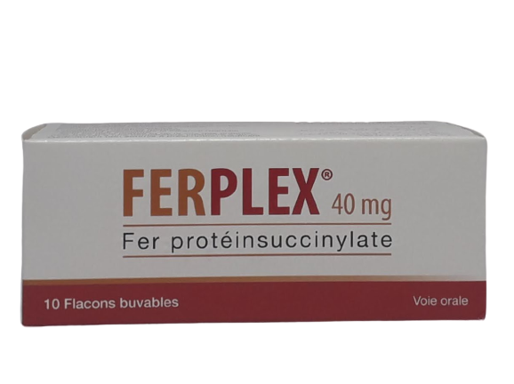 FERPLEX 40MG/15ML BOITE DE 10 AMPOULES BUVABLES