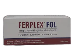 FERPLEX FOL 15ML BOITE DE 10 SOLUTION BUVABLE