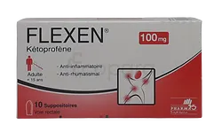 FLEXEN 100MG BOITE DE 10 SUPPOSITOIRES