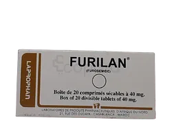 FURILAN 40MG BOITE DE 20 COMPRIMES