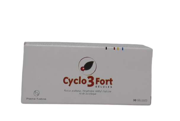 CYCLO 3 FORT 150MG/150MG BOITE DE 30 GELULES