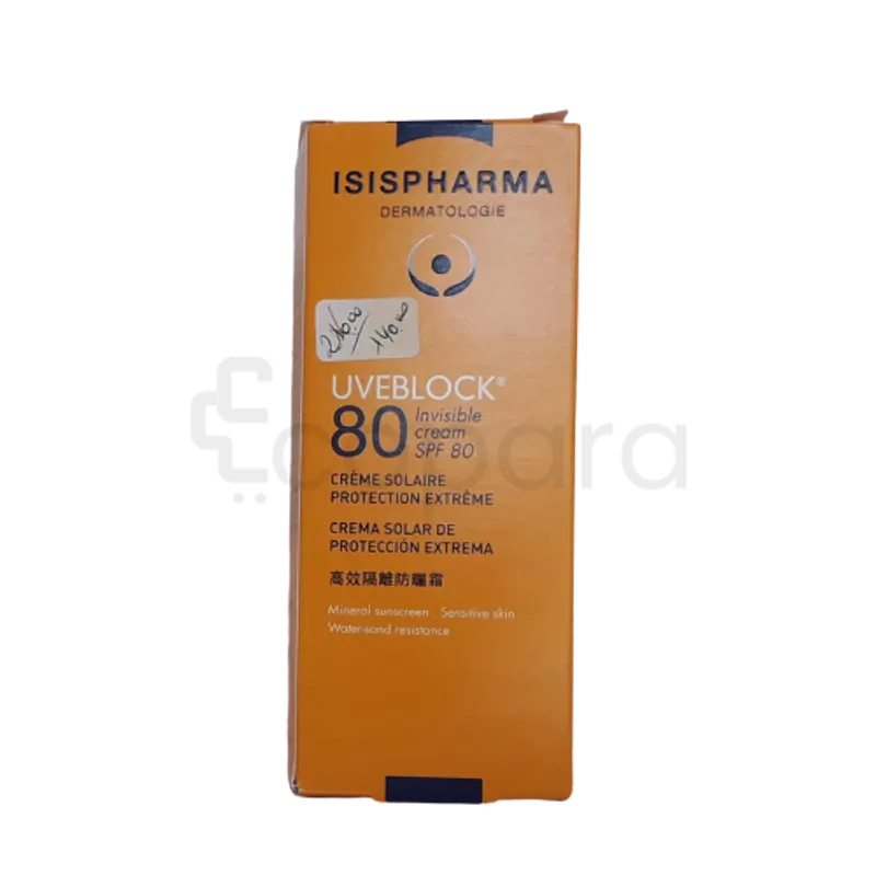ISISPHARMA UVEBLOCK 80 INVISIBLE CREAM 40ML REFERENCE COIVISI019