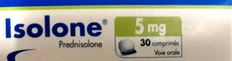 ISOLONE 5MG BOITE DE 30 COMPRIMES