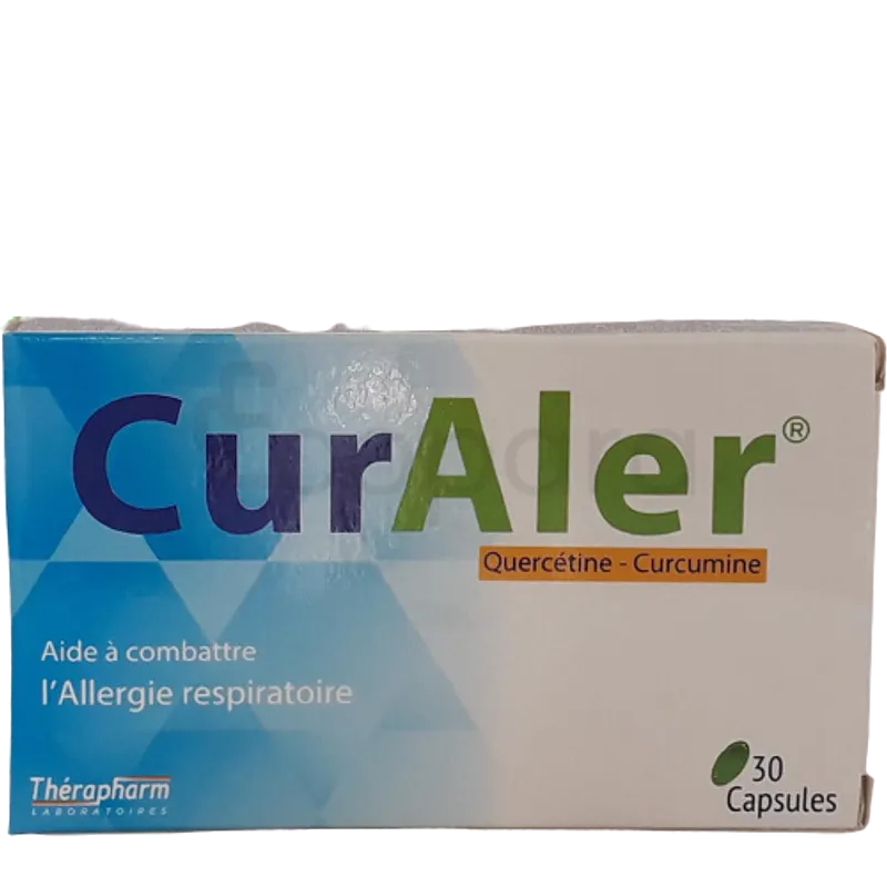 CURALER QUERCETINE CURCUMINE BOITE DE 30 CAPSULES