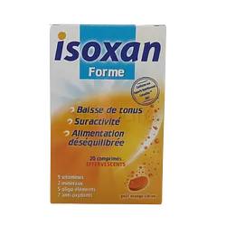 ISOXAN FORME BOITE DE 20 COMPRIMES EFFERVECENTS