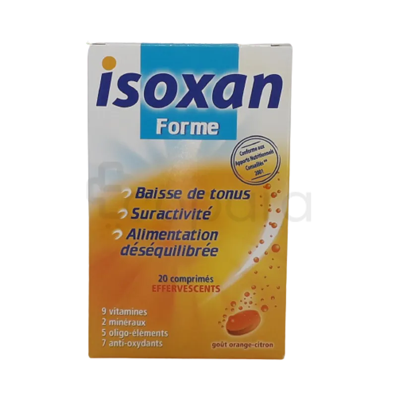 ISOXAN FORME BOITE DE 20 COMPRIMES EFFERVECENTS