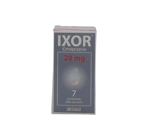 IXOR 20MG BOITE DE 7 COMPRIMES EFFERVESCENTS REFERENCE 900096