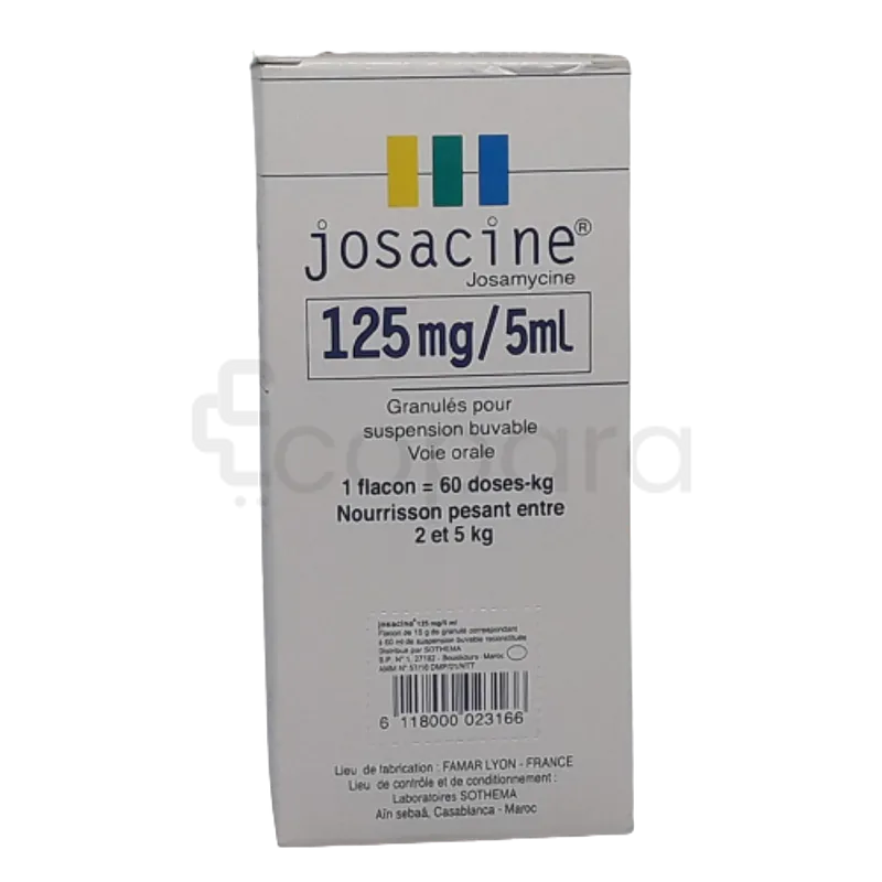JOSACINE 125MG SIROP