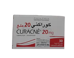 CURACNE 20MG BOITE DE 30 CAPSULES