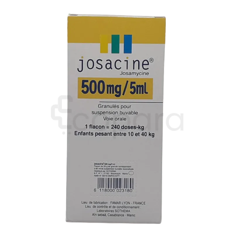 JOSACINE 500MG SIROP
