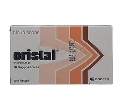 CRISTAL NOURRISSON BOITE DE 10 SUPPOSITOIRES
