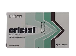 CRISTAL ENFANT BOITE DE 10 SUPPOSITOIRES