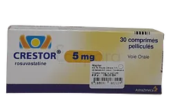 CRESTOR 5MG BOITE DE 30 COMPRIMES PELLICULES