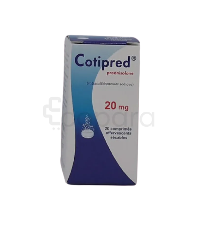 COTIPRED 20MG BOITE DE 20 COMPRIMES EFFERVESCENTS