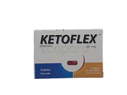 KETOFLEX 50MG BOITE DE 24 GELULES