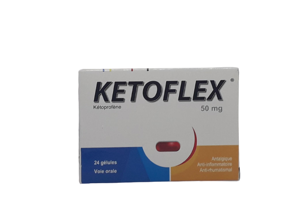 KETOFLEX 50MG BOITE DE 24 GELULES