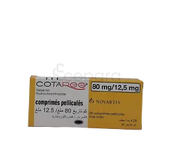 COTAREG 80MG/12.5MG BOITE DE 28 COMPRIMES MV